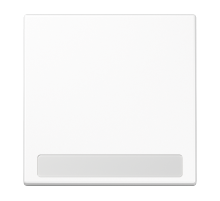 Клавиша для  выключателя с полем для надписи; белая  LS990NAWW  Jung