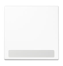 Клавиша для  выключателя с полем для надписи; белая  LS990NAWW  Jung