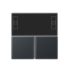 KNX набор накладок для комнатного контроллера  A4093TSAANM  Jung