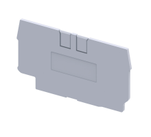 Крышка концевая для клеммы проходной OptiClip EPCX6-серый  289725  КЭАЗ