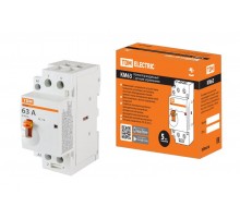 Контактор модульный с ручным управлением КМ63/2-63 2НО 230В АС  SQ0213-0104  TDM