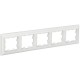 BRITE Рамка 5-ая РУ-5-Бр белый/белый  BR-M52-12-K01  IEK
