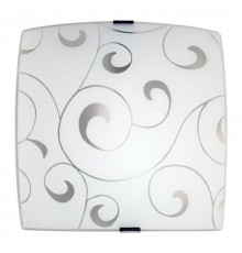 Светильник "Морокко" 300х300 НПБ 09-60-003 М83 матовый белый/кл.штамп металлик  1005205717  Элетех