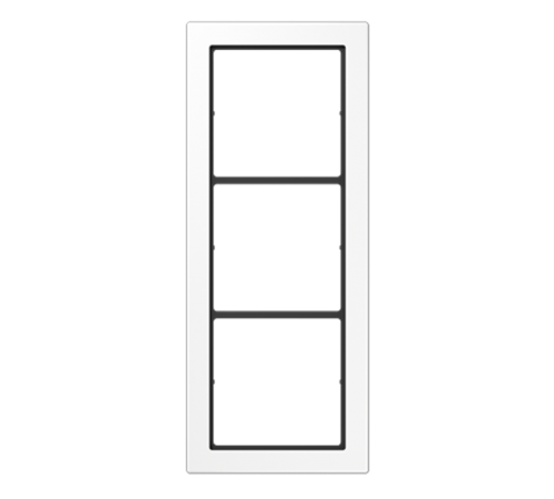 Рамка 3-кратная; белая FD983WW Jung