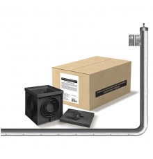 Комплект электролитического заземления 3 м горизонтальный INOX  PR08.32863  Промрукав