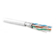 UFTP4-C6A-S23-IN-LSZH-WH-500 (500 м) Кабель витая пара U/FTP, кат. 6a (10GBE), 4 пары(23AWG),одножил. (solid), нг(A)-HF, белый  445110  Hyperline
