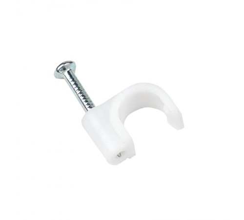 Скоба крепежная круглая (7мм.) (50шт.) EKF PROxima  plcn-sr-7  EKF