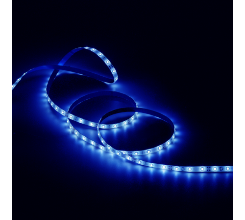 Лента светодиодная Elementary 2835/60-SMD 4.8W 12V DC синий IP66 (ZIP Bag 5м)  356000505  Gauss