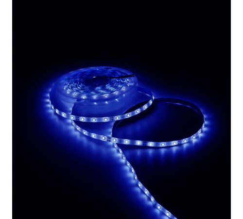 Лента светодиодная Elementary 2835/60-SMD 4.8W 12V DC синий IP66 (ZIP Bag 5м)  356000505  Gauss