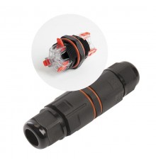 Соединитель-коннектор для проводов трехконтактный, с пружинным контактом, водонепроницаемый, LD533  41919  FERON