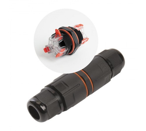 Соединитель-коннектор для проводов трехконтактный, с пружинным контактом, водонепроницаемый, LD533  41919  FERON