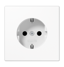 Штепсельная розетка SCHUKO 16А / 250В, пружинные зажимы; дюропласт; белый; LS990  LS1520WW  Jung