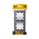 BRITE Рамка 2-ая IP44 РУ-2-БрС-44 сталь  BR-M22-44-K46  IEK
