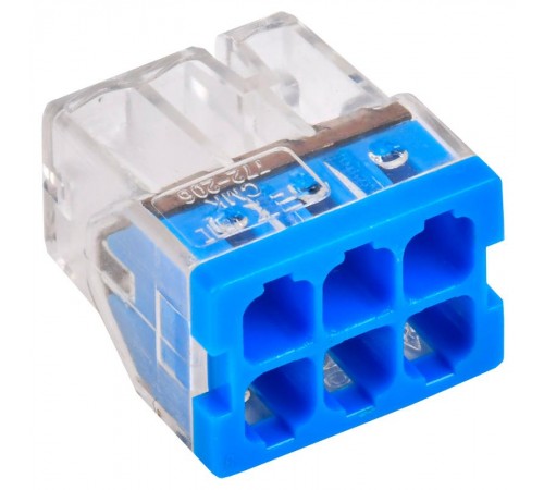 Строительно-монтажная клемма СМК 772-206 (4шт/упак) IEK  UKZ30-206-004  IEK 