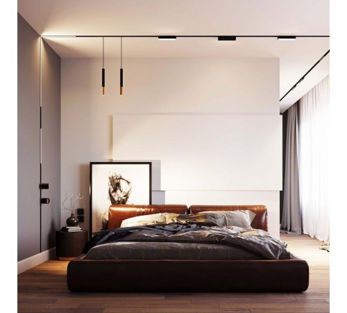 Трек встраиваемый MAG-TRACK-2538-F-2000 (BK) (Arlight, IP20 Металл, 3 года)  033244  Arlight