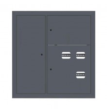 Щит этажный 3 кв. слаботочка слева RAL7016 (1000х950х150)  PROxima mb29-v-3z-ral7016 EKF