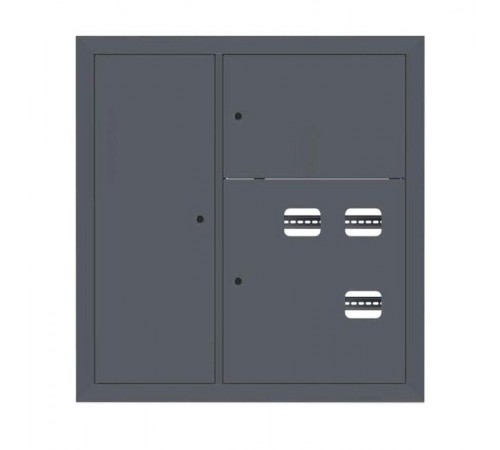 Щит этажный 3 кв. слаботочка слева RAL7016 (1000х950х150)  PROxima mb29-v-3z-ral7016 EKF