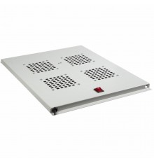 Модуль вентиляторный потолочный с 4-мя вентиляторами, без термостата, для шкафов серии Standart с глубиной 800мм  04-2601  REXANT