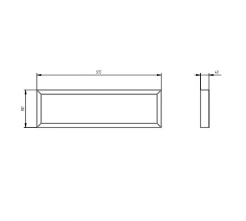 Светильник светодиодный универсальный SPO-950-3-65K-018 18Вт 6500К 1890Лм IP40 595х180х40 матовый  Б0051630  ЭРА