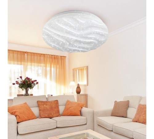 Светильник светодиодный декоративный бытовой SPB-6 "Wave" 120Вт 3000-6500К 10200 Лм с пультом ДУ Б0034963  ЭРА