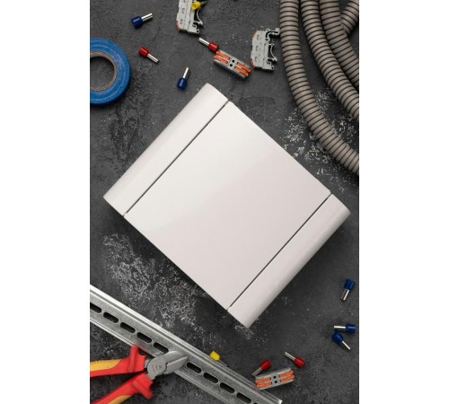 Щит распределительный навесной ЩРН-П-6 "SlimBox" белая дверца IP41 PROxima  sb-n-6w  EKF