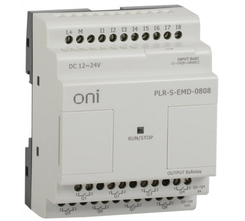 Логическое реле PLR-S. 8DI/8DO серии ONI  PLR-S-EMD-0808  ONI