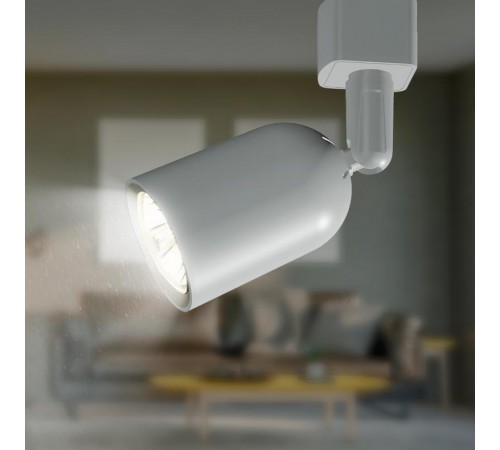 Светильник трековый однофазный TR41-GU10 WH MR16 белый  Б0054172  ЭРА