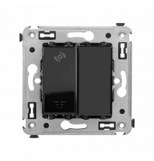 Диммер кнопочный в стену, "Avanti", "Черный квадрат"  4402343  DKC