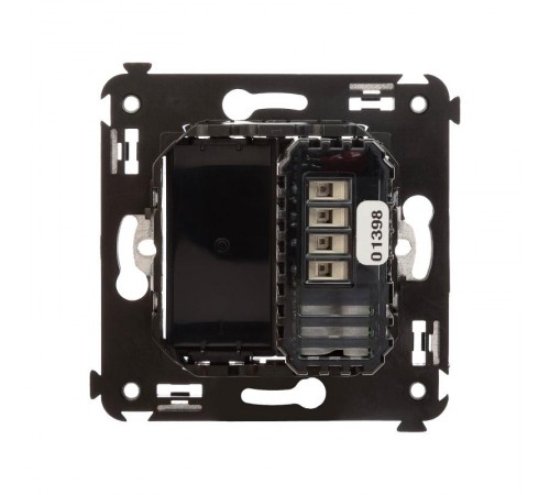 Диммер кнопочный в стену, "Avanti", "Черный квадрат"  4402343  DKC