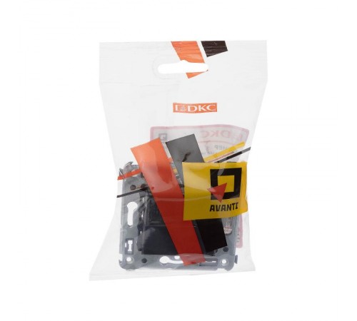 Диммер кнопочный в стену, "Avanti", "Черный квадрат"  4402343  DKC