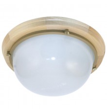 Светильник "Терма 1101" Круг большой НББ 03-100-009 IP65 матовый/корпус дер. липа  1005501026  Элетех