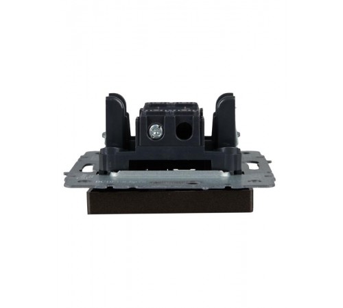 BRITE Выключатель 1-клавишный проходной 10А ВС10-1-6-БрТБ темная бронза  BR-V12-0-10-K45  IEK