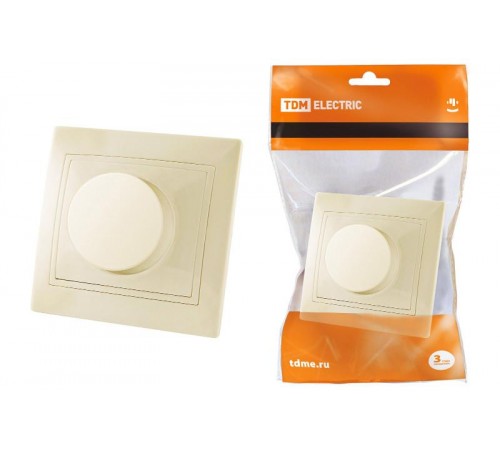 Светорегулятор поворотный RL 600 Вт сл. кость "Таймыр"  SQ1814-0124  TDM