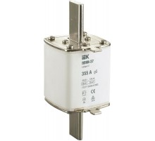 Плавкая вставка предохранителя ППНИ-37, габарит 2,  355А     DPP40-355  IEK