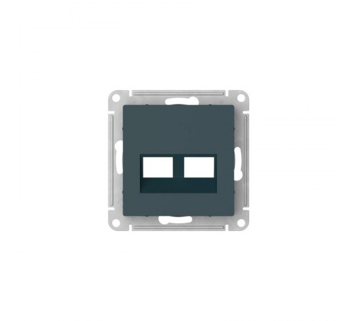 AtlasDesign Изумруд Накладка двойная для информационных функций типа Keystone  ATN000890  SE