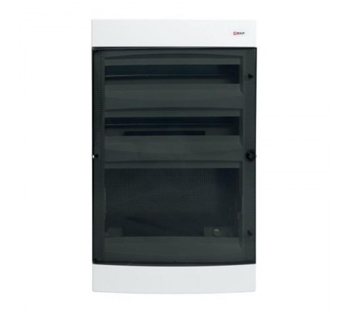 Щит комбинированный "Unix" прозрачная дверь (2х18 модулей + 1 монтажная плата) 4 габарит IP41 EKF PROxima  ux-2x18+1m-n  EKF