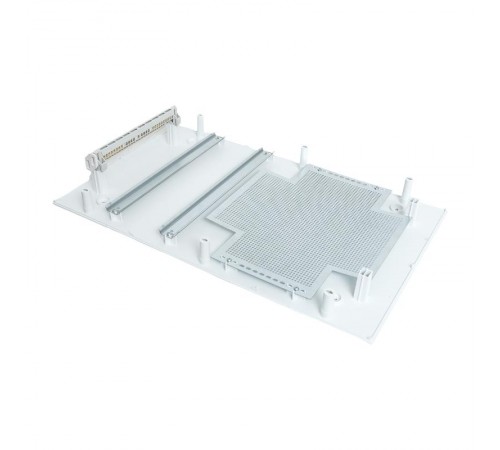 Щит комбинированный "Unix" прозрачная дверь (2х18 модулей + 1 монтажная плата) 4 габарит IP41 EKF PROxima  ux-2x18+1m-n  EKF