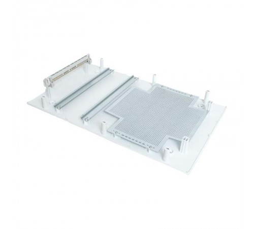 Щит комбинированный "Unix" прозрачная дверь (2х18 модулей + 1 монтажная плата) 4 габарит IP41 EKF PROxima  ux-2x18+1m-n  EKF