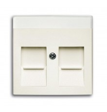 ABB Basic 55 Шале (белый) Плата центральная для коммуникац розеток 0211 с суппортами 18**  1710-0-3943   2CKA001710A3943  ABB