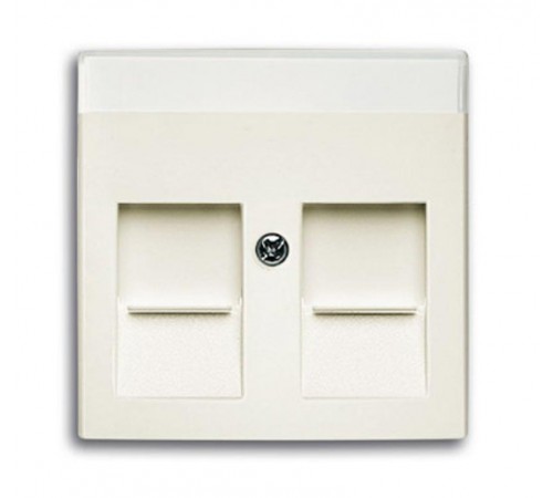 ABB Basic 55 Шале (белый) Плата центральная для коммуникац розеток 0211 с суппортами 18**  1710-0-3943   2CKA001710A3943  ABB