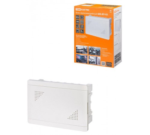 Бокс мультимедийный БМ-ВП-02, 330х235х115, IP31  SQ0915-0301  TDM