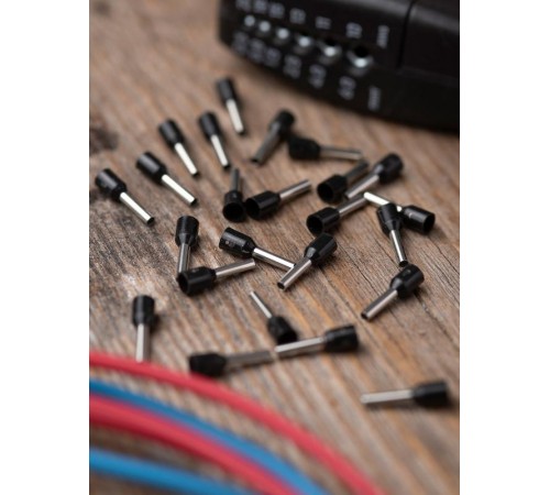 Наконечник штыревой втулочный изолированный НШвИ 1,5-8 (50шт.) EKF PROxima  nhvi-1.5-8  EKF