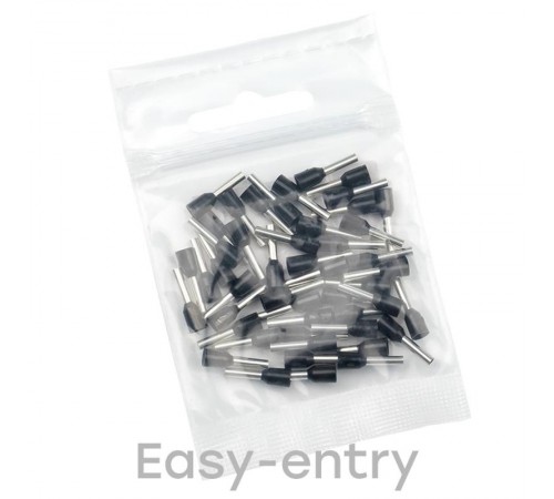 Наконечник штыревой втулочный изолированный НШвИ 1,5-8 (50шт.) EKF PROxima  nhvi-1.5-8  EKF