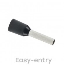 Наконечник штыревой втулочный изолированный НШвИ 1,5-8 (50шт.) EKF PROxima  nhvi-1.5-8  EKF