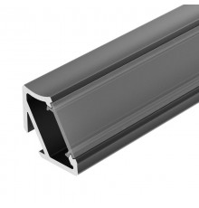 Профиль ALM-V60-2000 ANOD Black  026694  Arlight