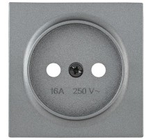 НР-1-0-БА Накладка розетка без з/к BOLERO антрацит  ENB10-R-K95  IEK