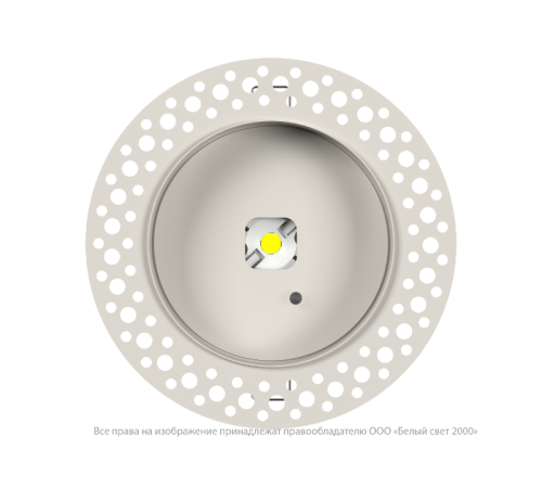 Светильник аварийного освещения BS-RADAR-83-L1-INEXI3-FELS White  a23690  Белый свет