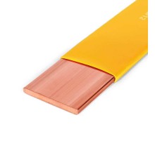 Трубка термоусаживаемая ТТШ-10-100/40 желтая  84902  КВТ