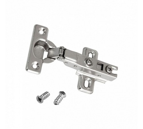 Петля накладная без доводчика Slide-on  D35 + еврошурупы (2 шт) - пакет   145059  Tech-KREP