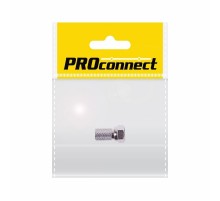 Разъем антенный на кабель, штекер F для кабеля SAT (с резиновым уплотнителем), (1шт.) (пакет)  05-4005-4-7  PROconnect